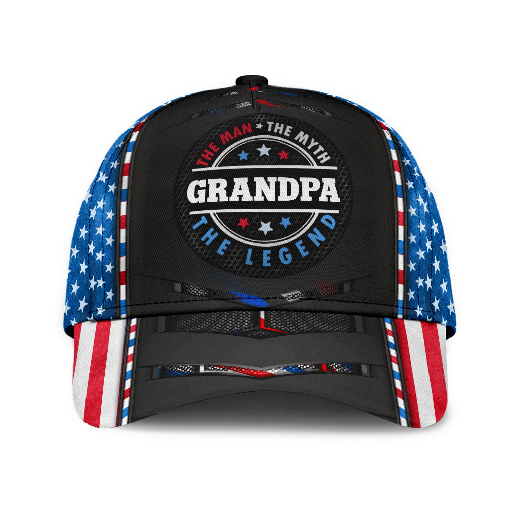 Grandpa The Man Myth Legend All Over Print Cap Classic Caps Curved 3D Print Classic Caps Birthday Gift  1621814065843.jpg