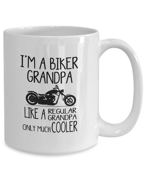 I'm A Biker Grandpa Like A Regular Grandpa Only Much Cooler Mug Gift For Grandpa Happy Father's Day Ideas Double Side Printed Ceramic Coffee Mug Tea Cups Latte 1622086006573.jpg