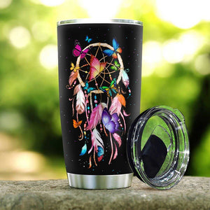 Dreamcatcher My Daughter Stainless Steel Skinny Tumbler Bulk, Double Wall Vacuum Slim Water Tumbler Cup With Lid, Reusable Metal Travel Coffee Mug 1622600637876.jpg