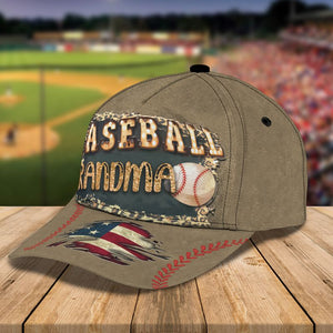 Baseball Grandma All Over Print Cap Classic Caps Curved 3D Print Classic Caps Gift For Grandma Birthday Gift 1622619466745.jpg