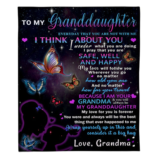 To My Granddaughter I'm Your Grandma Fleece Blanket Home Decor Bedding Couch Sofa Soft And Comfy Cozy 1623660323967.jpg