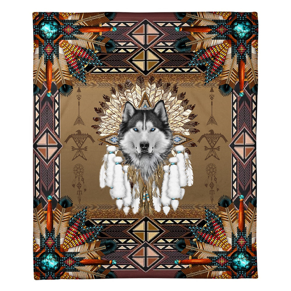 Dog Native Husky Fleece Blanket For Dog Lover Home Decor Bedding Couch Sofa Soft And Comfy Cozy 1623740840789.jpg