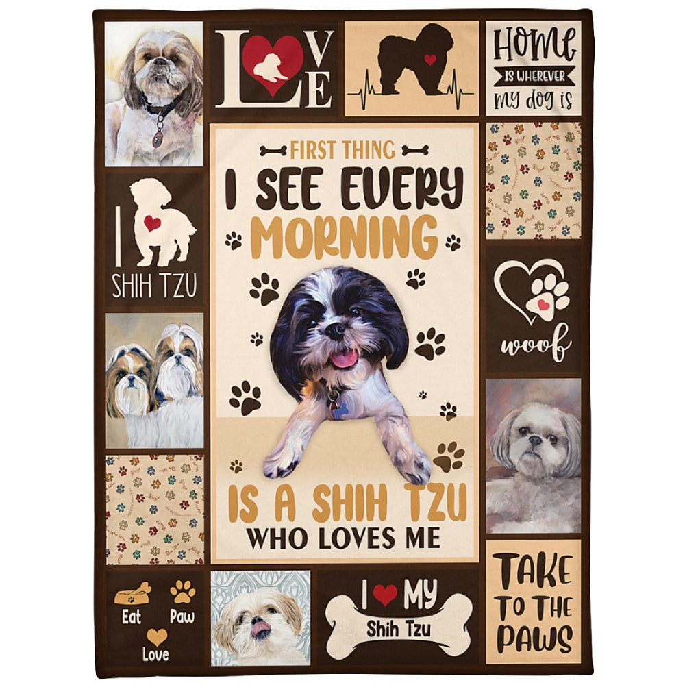 Dog Shih-tzu Multiple Love Fleece Blanket Home Decor Bedding Couch Sofa Soft And Comfy Cozy 1623741514299.jpg
