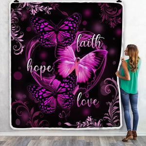 Faith Hope Love Breast Cancer Awareness Butterfly Blanket Gift For Her Women Female Friend Birthday Gift Home Decor Bedding Couch Sofa Soft And Comfy Cozy 1623896337253.jpg