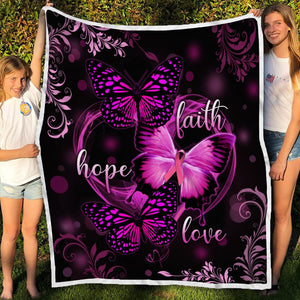 Faith Hope Love Breast Cancer Awareness Butterfly Blanket Gift For Her Women Female Friend Birthday Gift Home Decor Bedding Couch Sofa Soft And Comfy Cozy 1623896337339.jpg