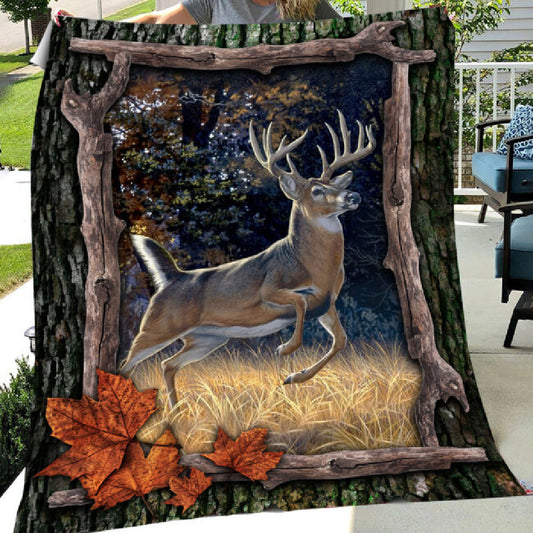 Animal Deer Love Forest Fleece Blanket Home Decor Bedding Couch Sofa Soft And Comfy Cozy 1623905621751.jpg