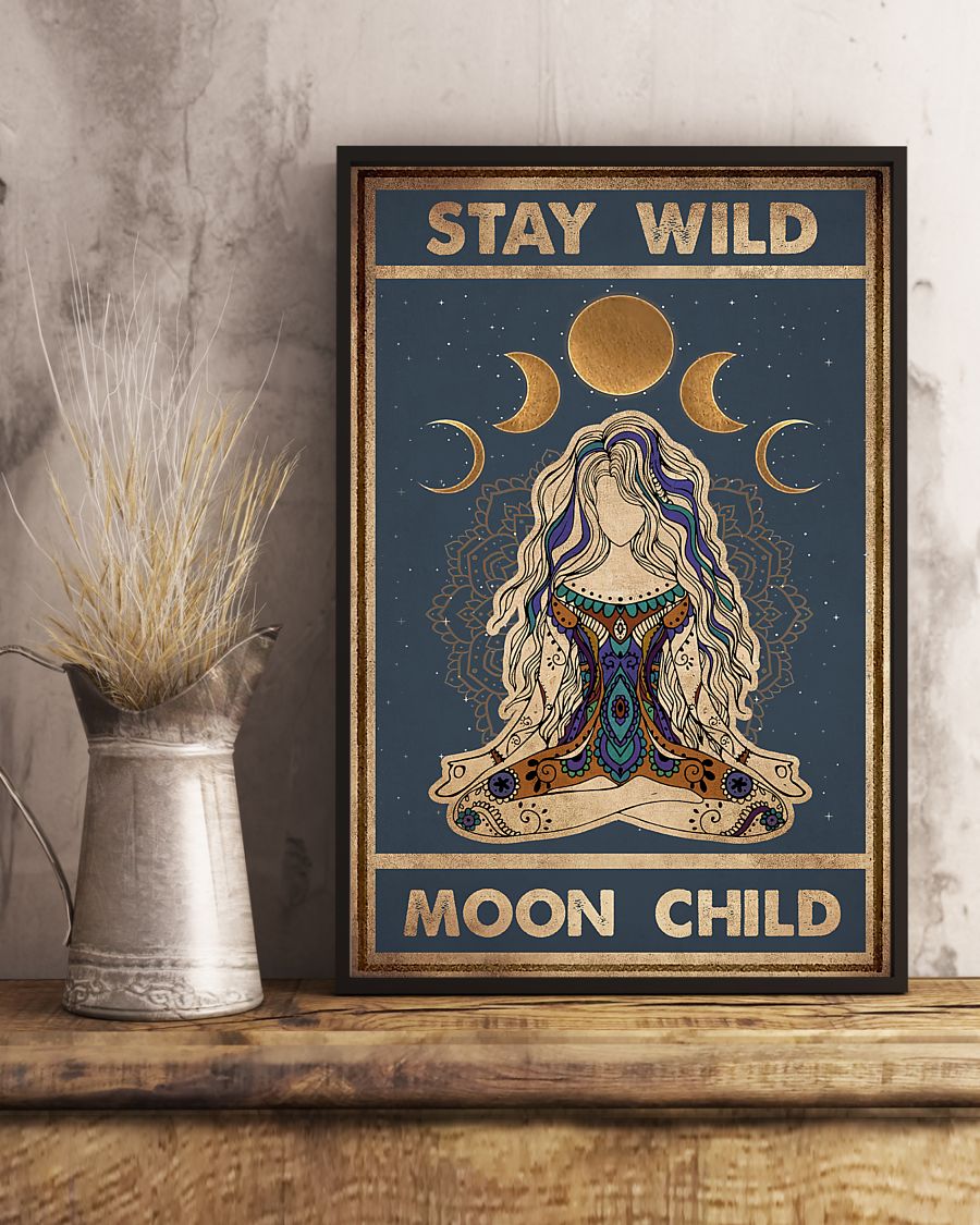 Stay Wild Moon Child Yoga Mandala Namaste Portrait Canvas Gift For Yoga Lovers Home Decor Wall Art Visual Art 1623918990681.jpg