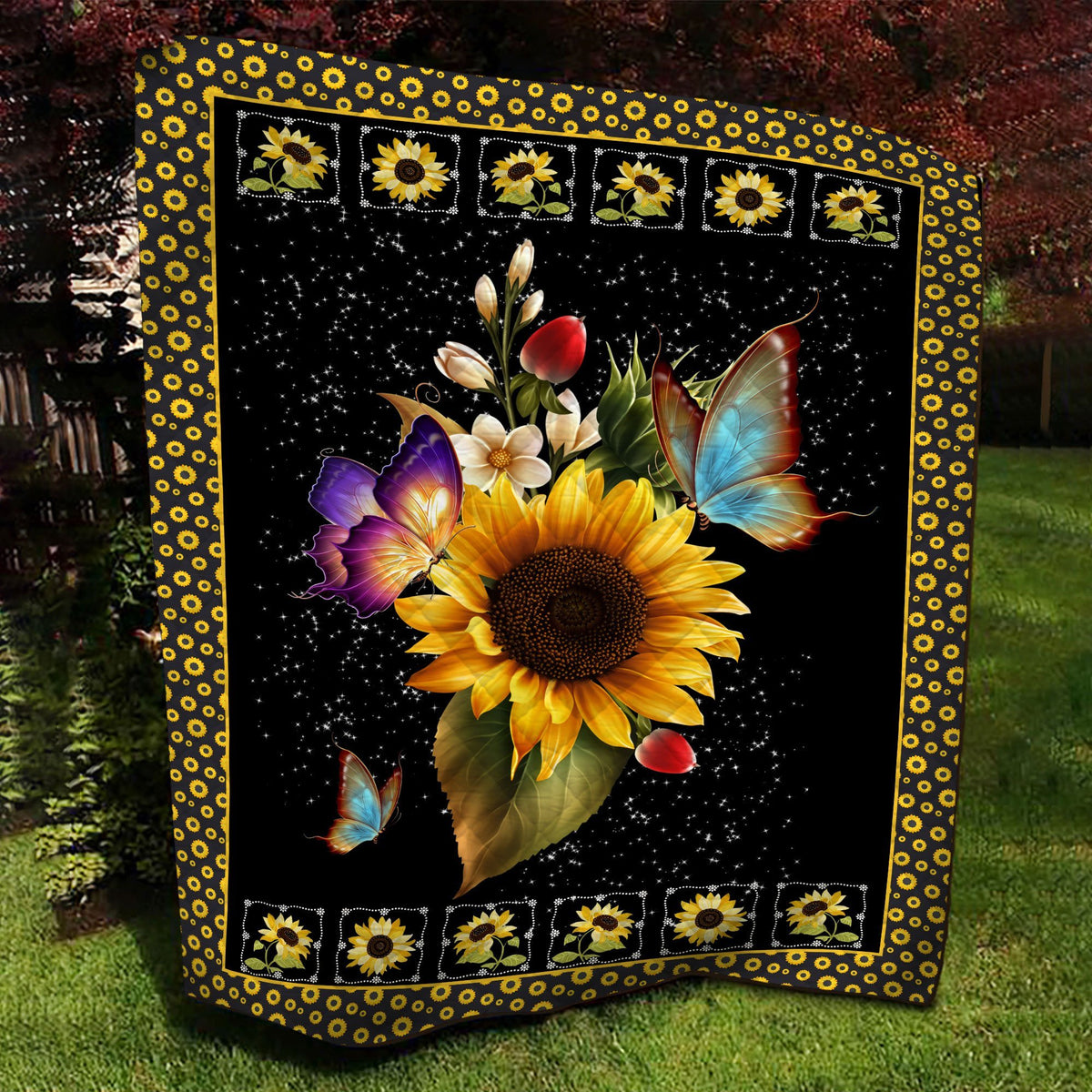 Butterfly Sunflower Blanket Gift For Butterfly Lovers Memorial Gift Decor Bedding Couch Sofa Soft And Comfy Cozy 1624070175093.jpg