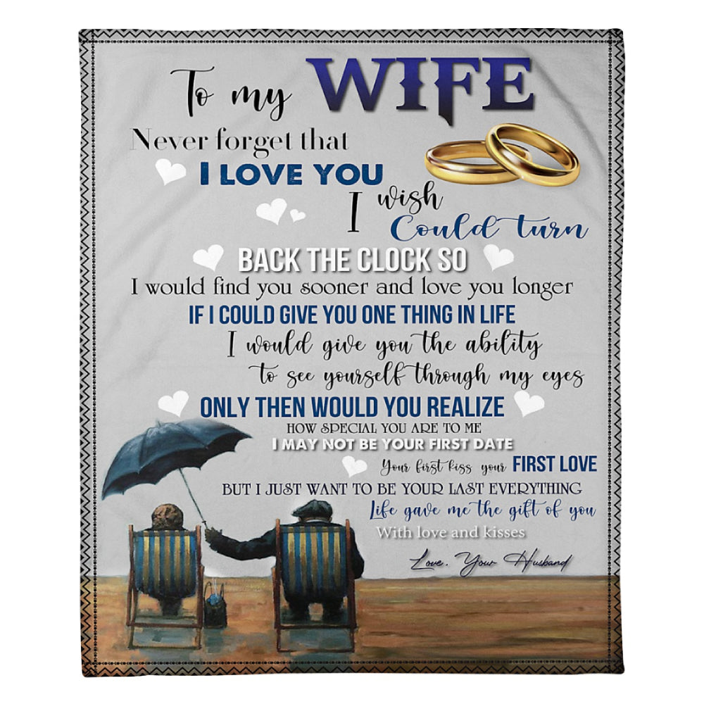 To My Wife Personalized Blanket With Names-romantic Birthday Valentine Gifts For Wife-turn Back The Clock 1624679582618.jpg