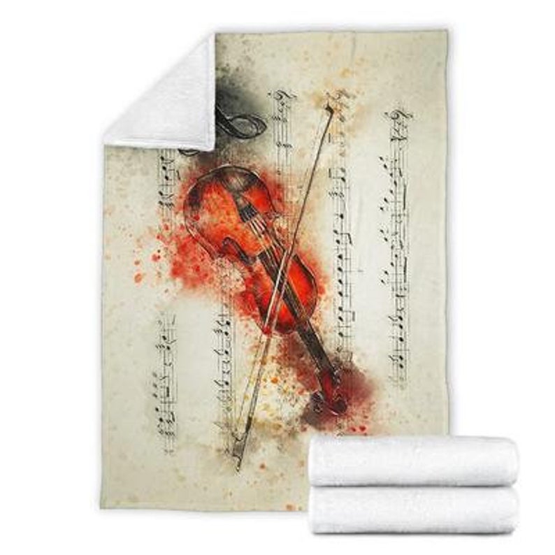 Violin Blanket Fiddle Blanket Violin Throw Blanket Violin Fleece Blanket Violin Adult Blanket Violin Kid Blanket 1625036311450.jpg