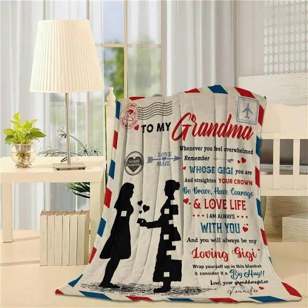 Whenever you feel overwhelmed Letter Blanket Personalized Grandma Gift,  Fleece Blanket 1625541916104.jpg