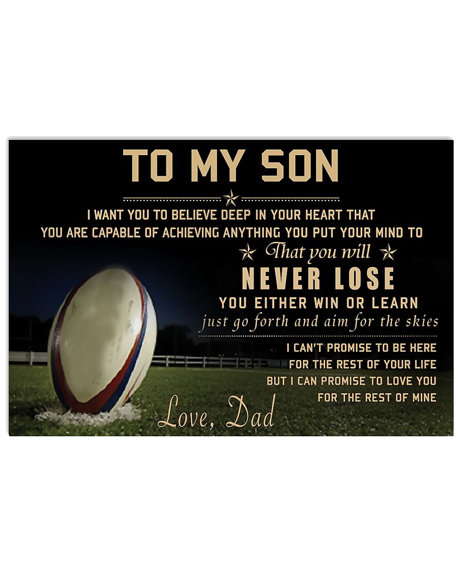 To My Son Rugby Dad Landscape Canvas Gift For Son Gift Rugby Lover Family Decor Home Decor Wall Art Visual Art 1625563458511.jpg
