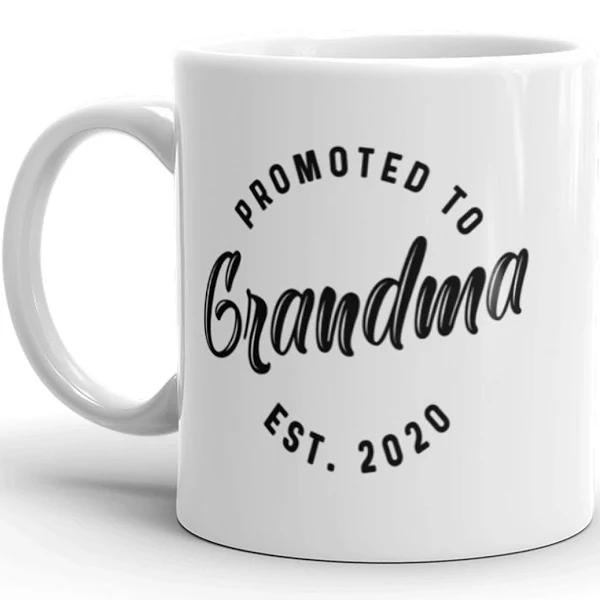 Promoted to Grandma 2020 Coffee Mug Funny Grandmother Ceramic Cup-11oz 1625565629287.jpg