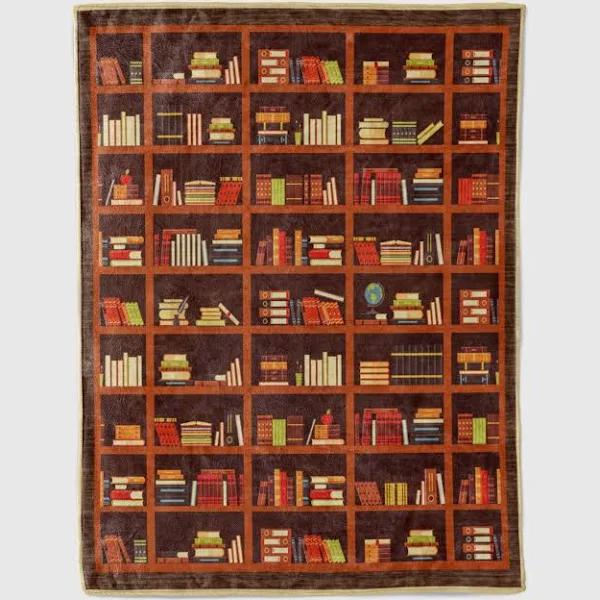 Book Blanket, Librarian Gifts For Librarian, Bookcase Book, Perfect Gift For Book Lovers, Reading Book 1626677529277.jpg