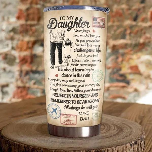 Gift For Daughter Tumbler, Email Tumbler,Never Forget How Much I Love You 1626767791745.jpg