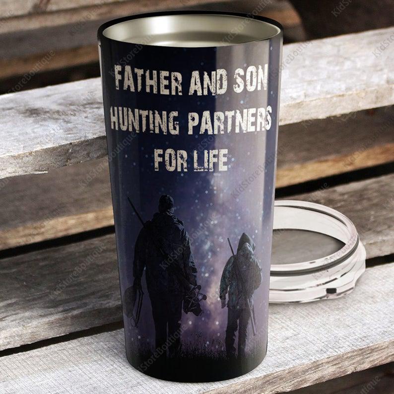 To My Son I Want You To Believe Deep In Your Heart - Hunting Partners For Life - Travel Cup 1626919034100.jpg