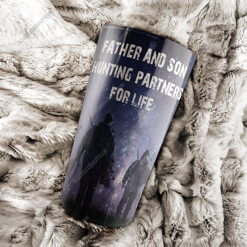 To My Son I Want You To Believe Deep In Your Heart - Hunting Partners For Life - Travel Cup 1626919034665.jpg
