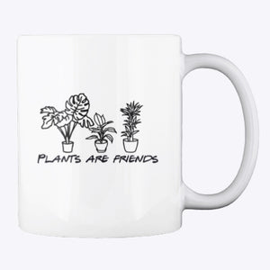 PLANTS ARE FRIENDS Mug Gift For Friend, Mug Best Friend Gift Double Side Printed Ceramic Coffee Mug Tea Cups Latte 1626922554292.jpg