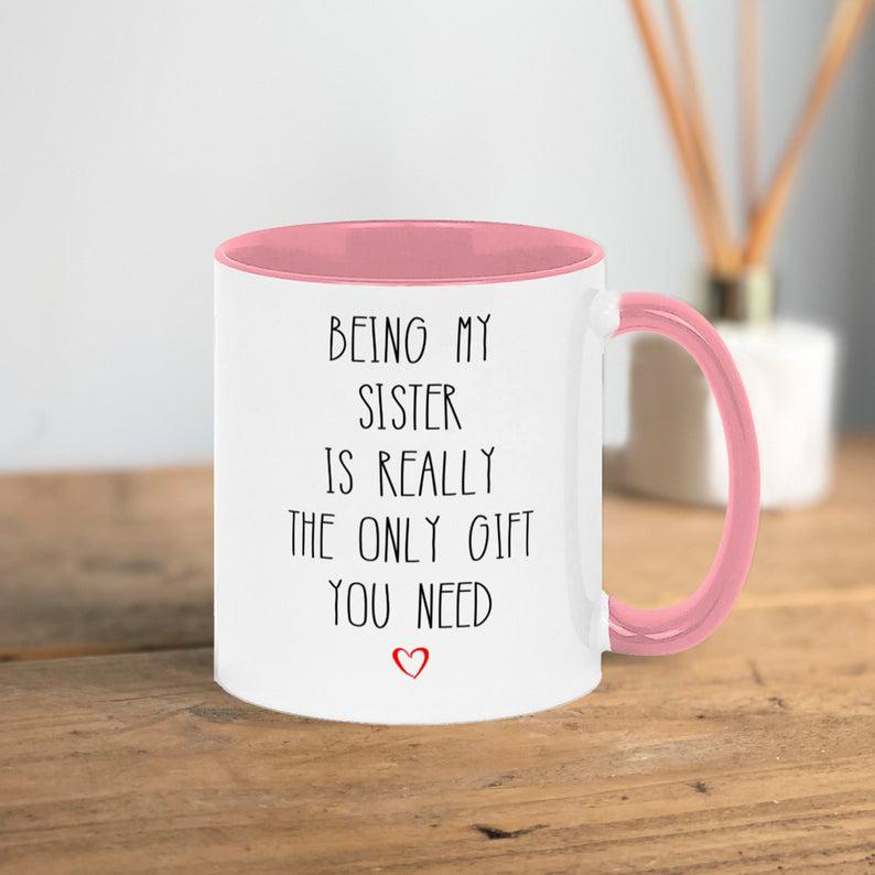 Being my sister is the only gift you need - Mug for sister  1627026235348.jpg