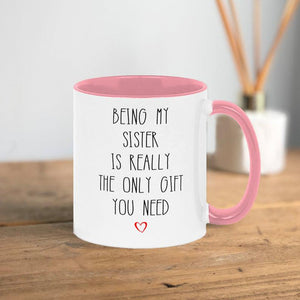 Being my sister is the only gift you need - Mug for sister  1627026235348.jpg