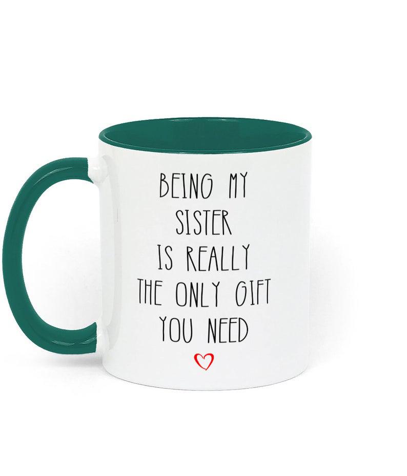 Being my sister is the only gift you need - Mug for sister  1627026237401.jpg