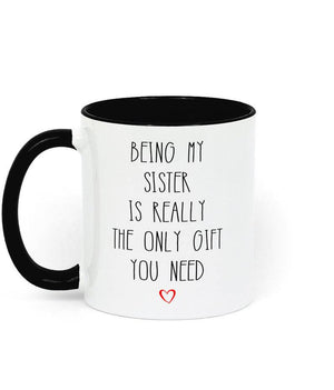 Being my sister is the only gift you need - Mug for sister  1627026237870.jpg