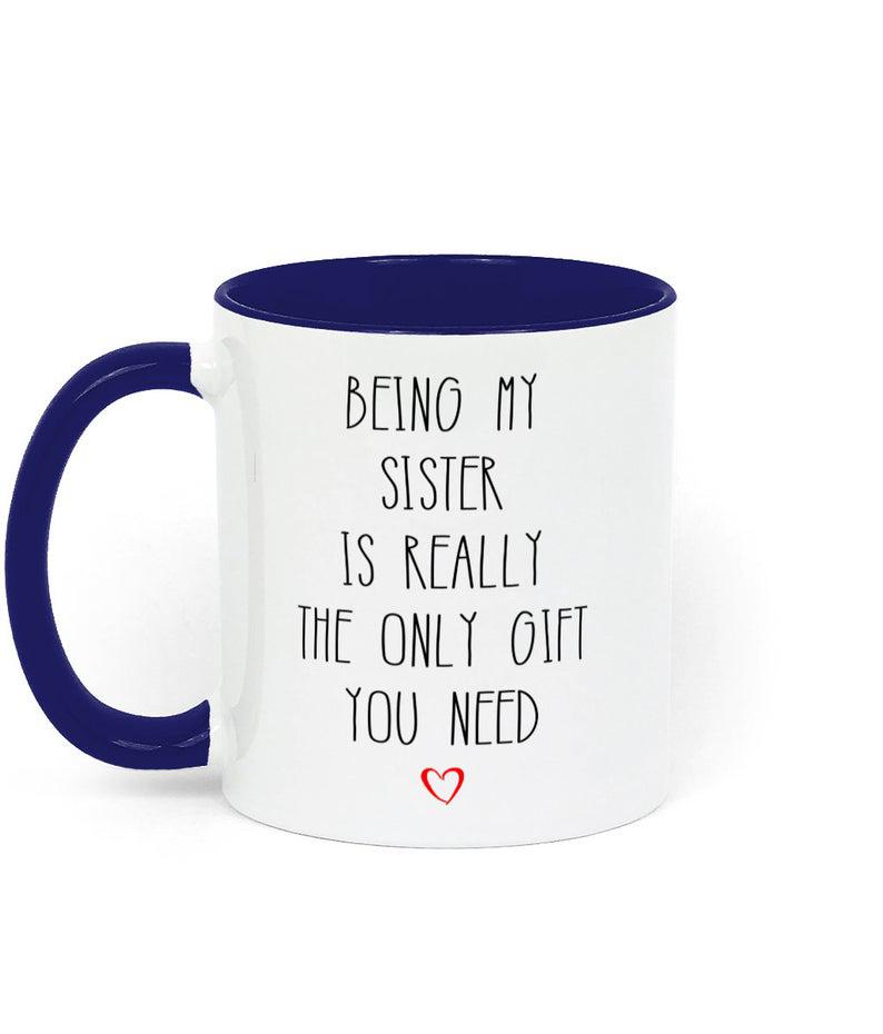 Being my sister is the only gift you need - Mug for sister  1627026238284.jpg