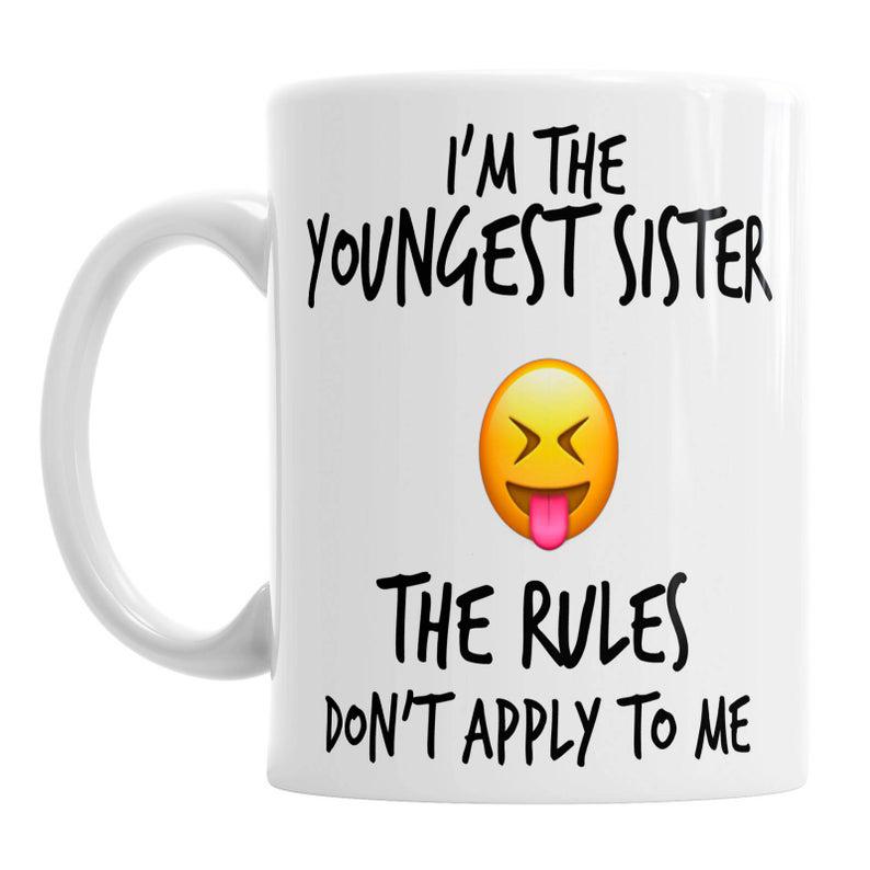 Youngest Sister Mug - Siblings Rules - Emoji Coffee Mugs  1627026347968.jpg