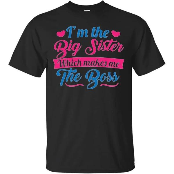 I Am The Big Sister T-shirt for Girls or Adults Novelty Gift 1627094525326.jpg