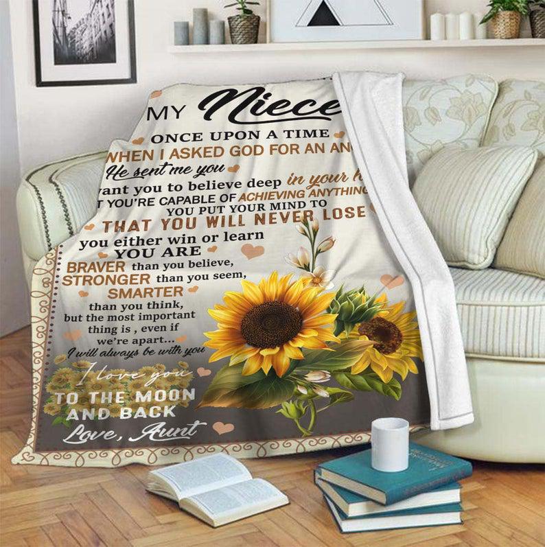 To My Niece There Was A Girl Who Stole My Heart She Called Me Aunt Blanket, Annivesary Gift, 1627869598345.jpg