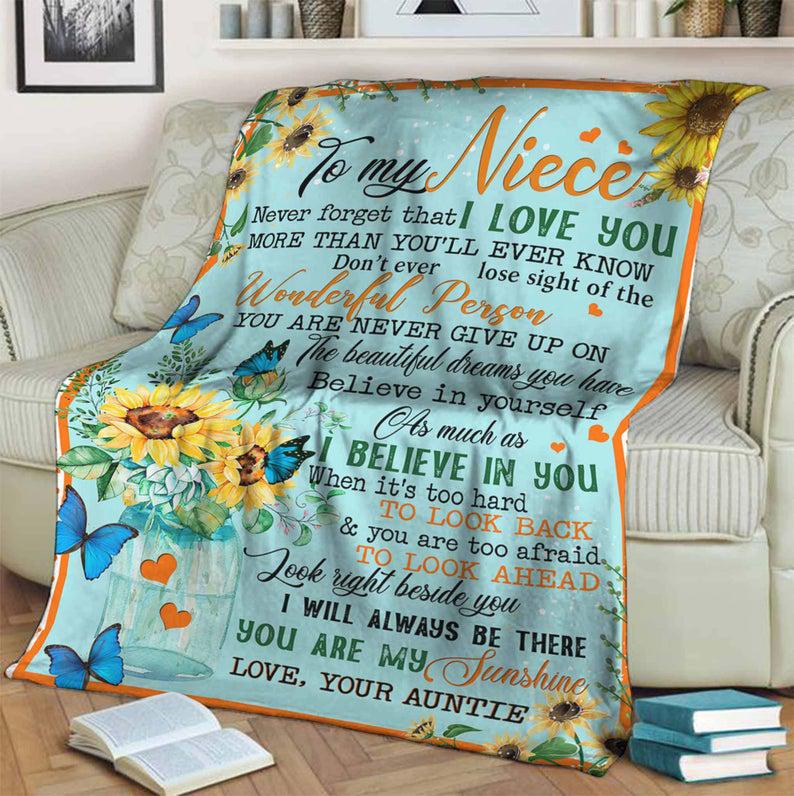 To Niece Never Forget That I Love You More Than You'll Ever Know Blanket,   Gift For Niece 1627869599034.jpg