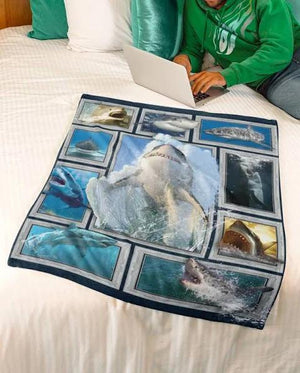 Gift For Shark Lover, Shark Blanket, Shark Fleece, Shark Throw Blanket, Shark Kid Blanket, Shark Lover, Shark Gifts 1627955650396.jpg