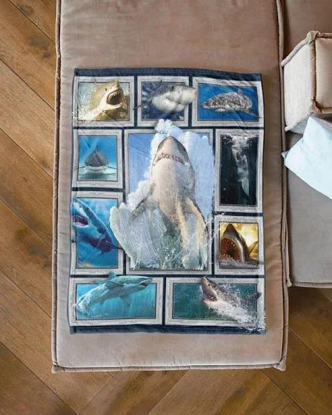 Gift For Shark Lover, Shark Blanket, Shark Fleece, Shark Throw Blanket, Shark Kid Blanket, Shark Lover, Shark Gifts 1627955651276.jpg