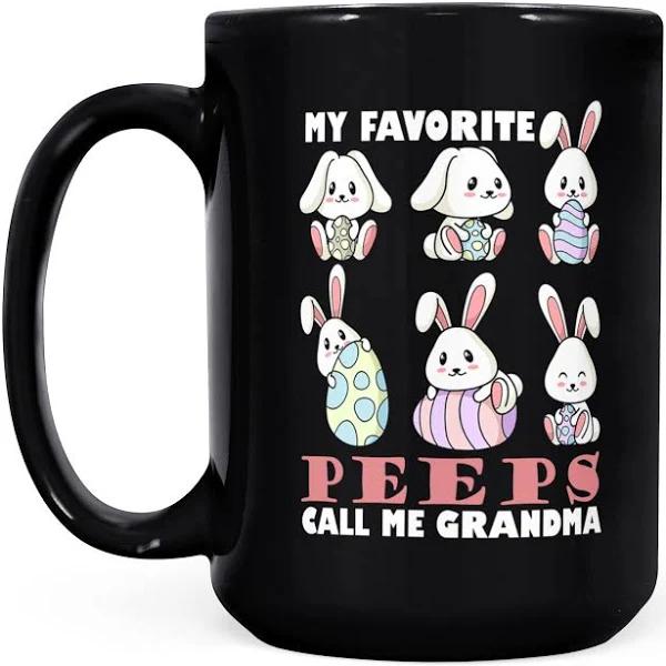 My Favorite Peepes Call Me Grandma - Black Mug Double Side Printed Ceramic Coffee Mug Tea Cups Latte 1628049285406.jpg