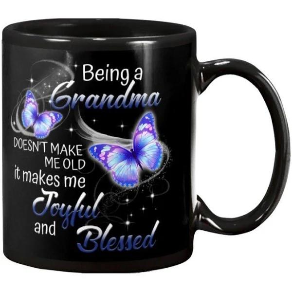 Grandma Joyful And Blessed Mug Black Mug Double Side Printed Ceramic Coffee Mug Tea Cups Latte 1628050060454.jpg