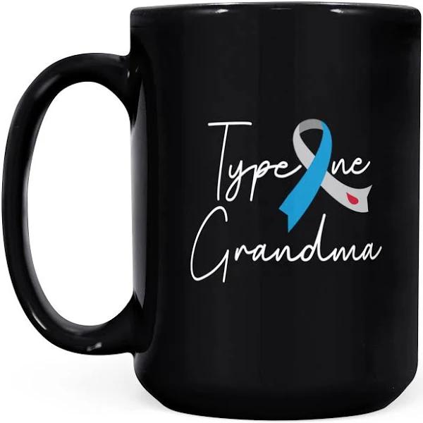 Type My Grandma Cute Bow - Black Mug Double Side Printed Ceramic Coffee Mug Tea Cups Latte 1628050841982.jpg