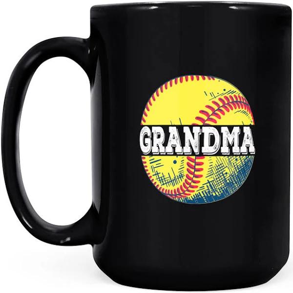 Grandma Tennis Ball - Black Mug Double Side Printed Ceramic Coffee Mug Tea Cups Latte 1628051241396.jpg