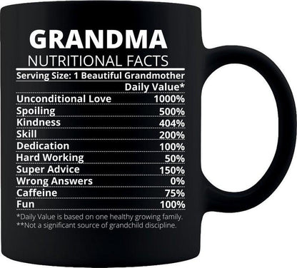 Grandma Coffee Mug - Facts Coffee Mug Black Mug Double Side Printed Ceramic Coffee Mug Tea Cups Latte 1628052239733.jpg