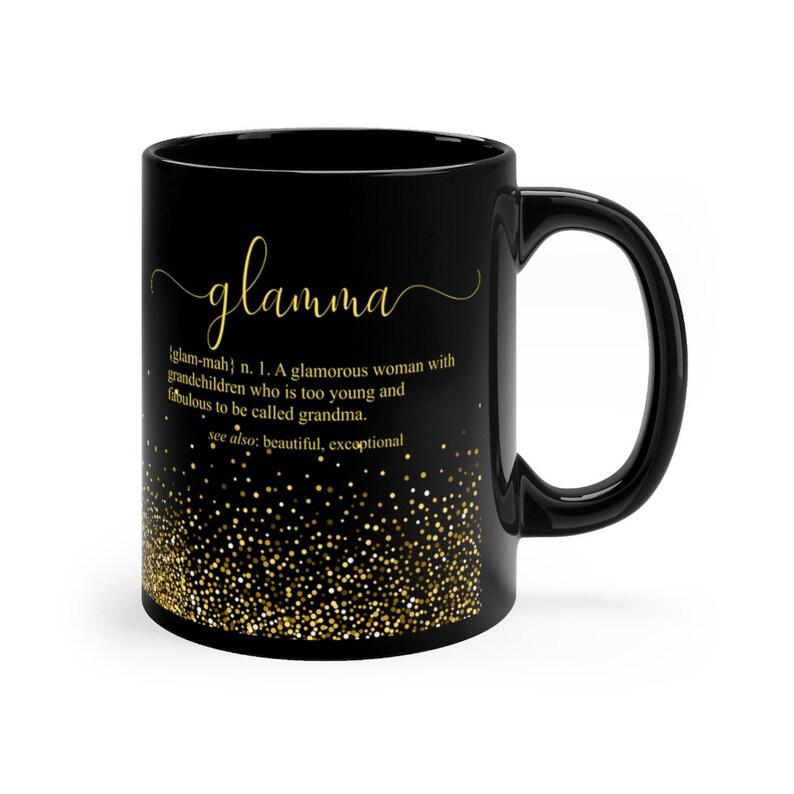 Glamma Gold - Grandma Coffee Mug Black Mug Double Side Printed Ceramic Coffee Mug Tea Cups Latte 1628052251550.jpg
