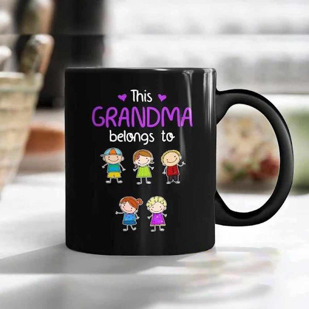 Grandma Doodle Black Mug Mother's Day Gift Ideas Black Mug Double Side Printed Ceramic Coffee Mug Tea Cups Latte 1628131297998.jpg
