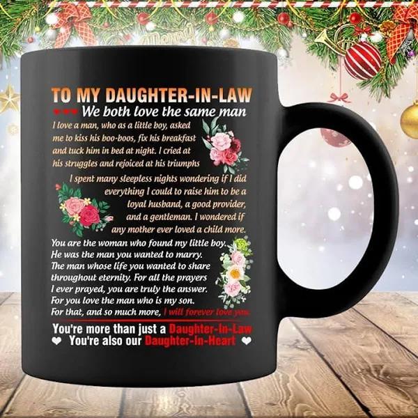To My Daughter In Law We Both Love The Same Man Black Mug Double Side Printed Ceramic Coffee Mug Tea Cups Latte 1628149573088.jpg