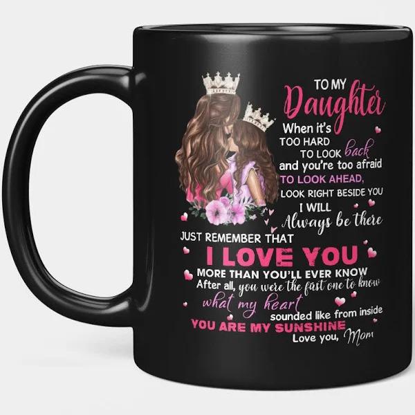 Mom To My Daughter Princess Black Mug Double Side Printed Ceramic Coffee Mug Tea Cups Latte 1628149586306.jpg