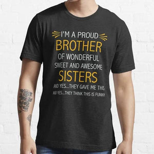 Brother Tee, Brother Tshirt, Brother Gift, Gift to Brother from Sisters, Brother T-shirt 1628244946962.jpg