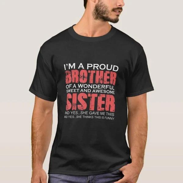 Funny Gift for Brother from Awesome Sister Birthd T-shirt 1628244955463.jpg