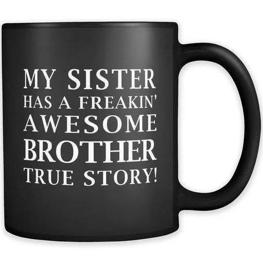 Awesome Brother Mug, Little Brother Gift, Big Brother Gift, Brother Gift from Sister, Gift for Brother 1628245687622.jpg