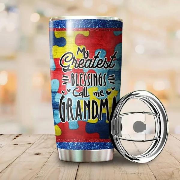 My Greatest Blessings Call Me Grandma Stainless Steel Skinny Tumbler Bulk, Double Wall Vacuum Slim Water Tumbler Cup With Lid, Reusable Metal Travel Coffee Mug 1628302834694.jpg
