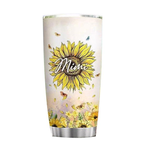 Sunflower In A World Full Of Grandmother Be A Mimi Stainless Steel Skinny Tumbler Bulk, Double Wall Vacuum Slim Water Tumbler Cup With Lid, Reusable Metal Travel Coffee Mug 1628482020225.jpg