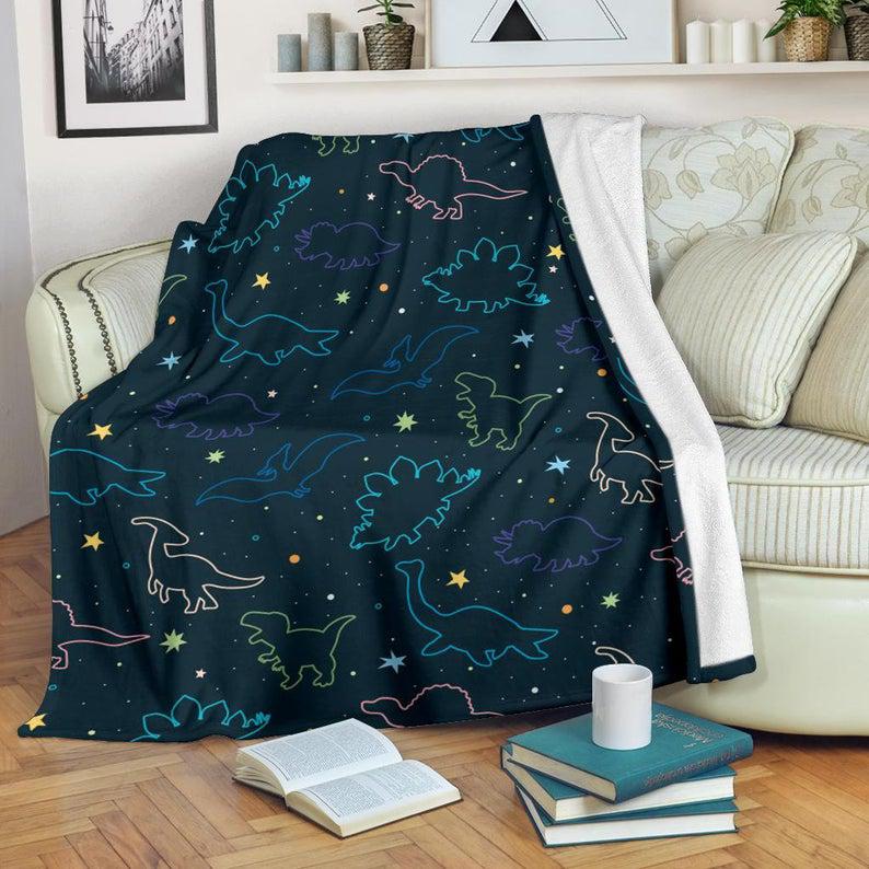 Dinosaur Blanket / Dinosaur Throw Blanket / Dinosaur Fleece Blanket / Dinosaur Gift / Dinosaur Adult Blanket / Dinosaur Kid Blanket 1628559896216.jpg