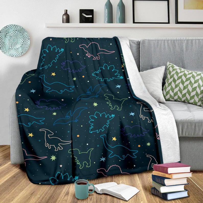 Dinosaur Blanket / Dinosaur Throw Blanket / Dinosaur Fleece Blanket / Dinosaur Gift / Dinosaur Adult Blanket / Dinosaur Kid Blanket 1628559896948.jpg