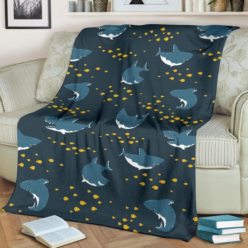 Shark Blanket, Shark Kid Blanket 1628654682967.jpg